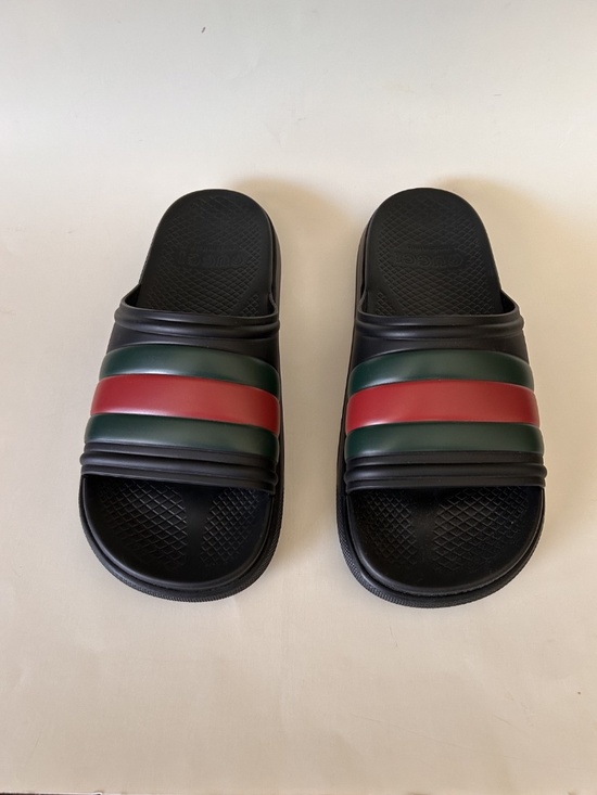 GUCCI Men\'s Web Slide Sandal Black/Green/Red Size 9 (US) NIB 780286 J8700 1025 main image 11